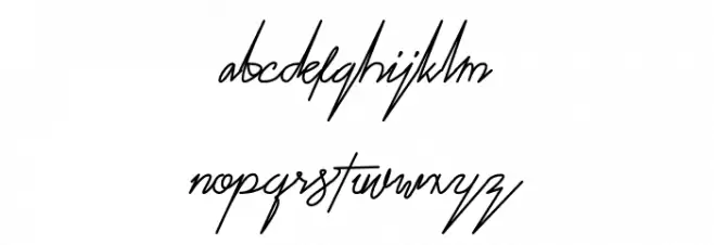 Kitti Script フォント 小文字