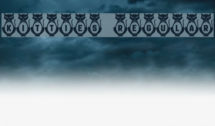 Kitties Regular Font examples