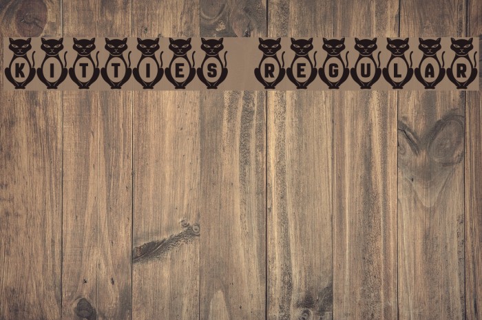 Kitties Regular Font examples