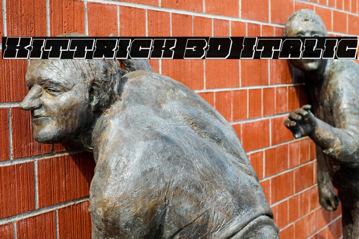 Kittrick 3D Italic Example 3