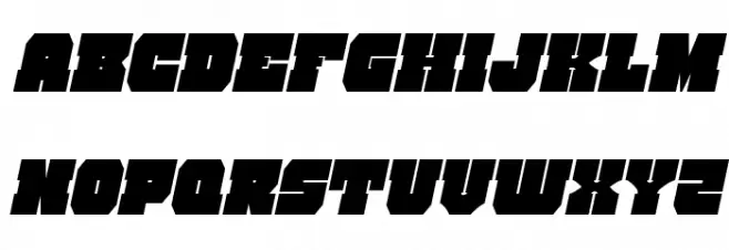 Kittrick Condensed Italic Polices MAJUSCULES