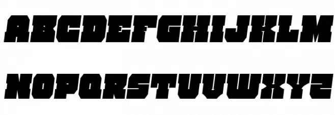 Kittrick Condensed Semi-Italic Polices MINUSCULES