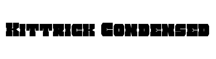 Kittrick Condensed  Fuentes Gratis Descargar