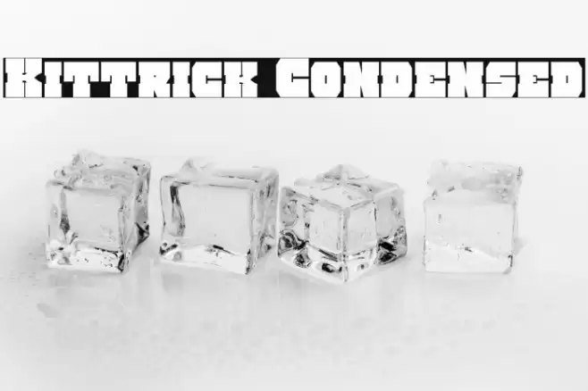 Kittrick Condensed Font examples