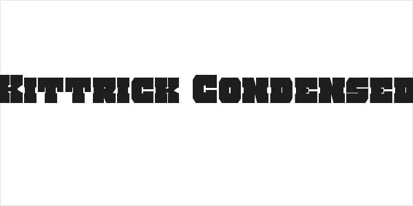 Kittrick Condensed Logo