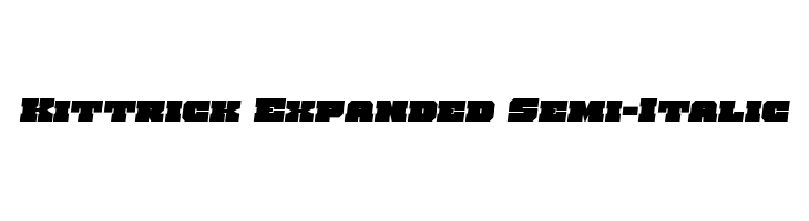 Kittrick Expanded Semi-Italic  Fuentes Gratis Descargar