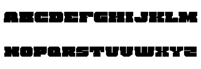 Kittrick Expanded Font LOWERCASE