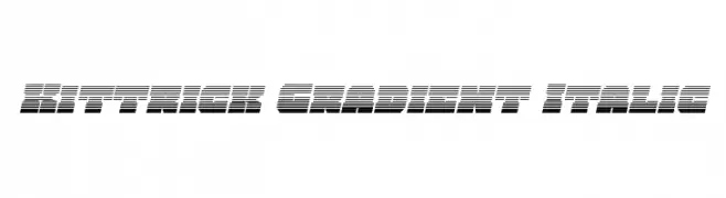 Kittrick Gradient Italic  baixar fontes gratis