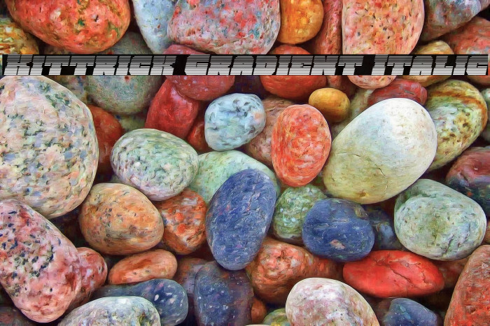 Kittrick Gradient Italic Example 2