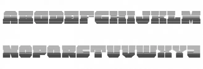 Kittrick Gradient Schriftart Groß
