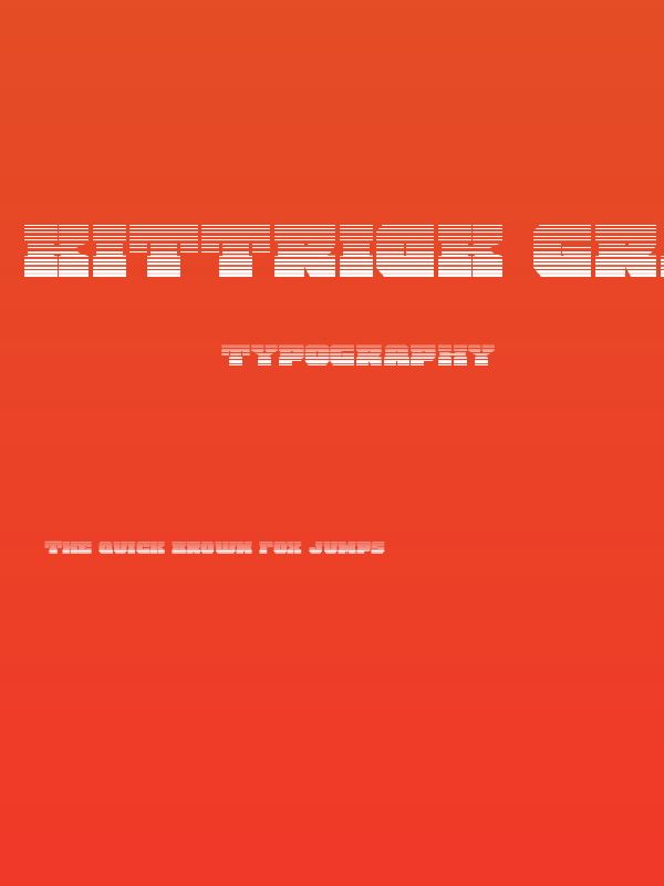 Kittrick Gradient Poster