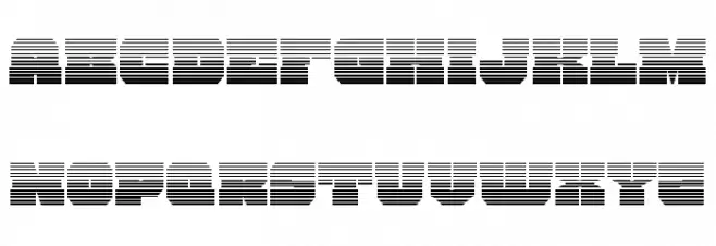 Kittrick Gradient Fonte MINÚSCULAS