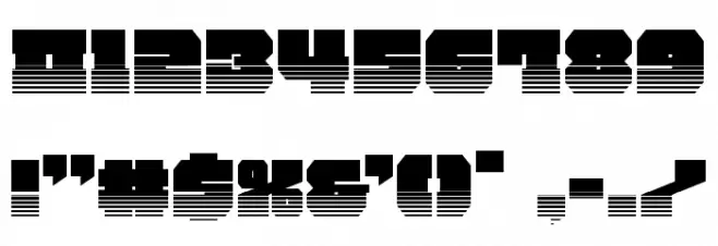 Kittrick Halftone Font OTHER CHARS