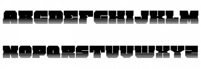 Kittrick Halftone फ़ॉन्ट अपरकेस