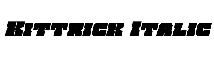 Kittrick Italic  لخطوط تنزيل