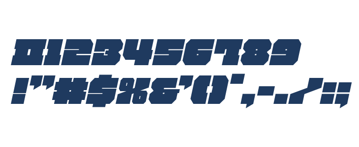 Kittrick Italic Other Characters