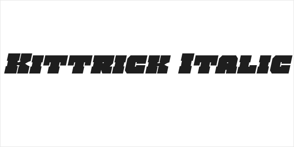 Kittrick Italic Logo