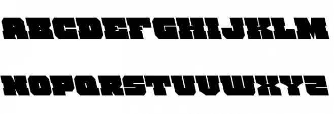 Kittrick Leftalic 字体 大写