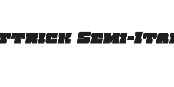 Kittrick Semi-Italic Logo