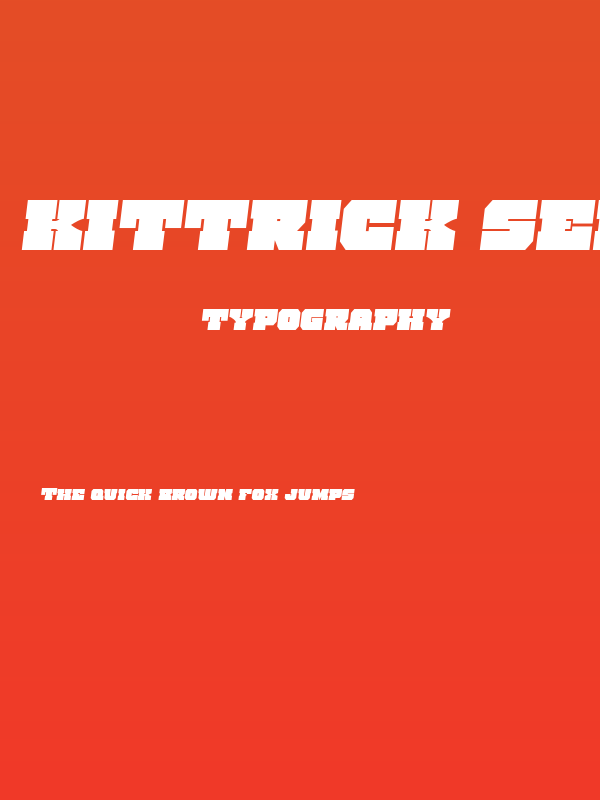 Kittrick Semi-Italic Poster