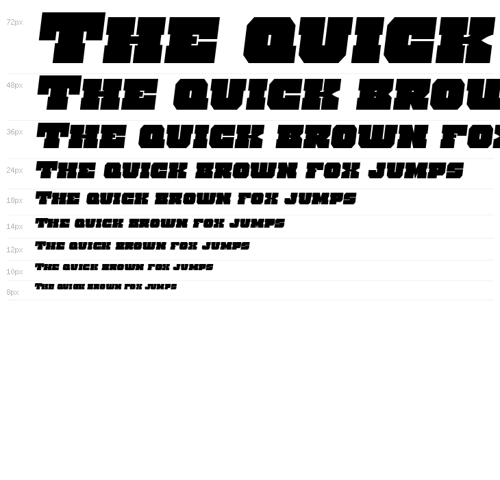 Kittrick Semi-Italic Waterfall