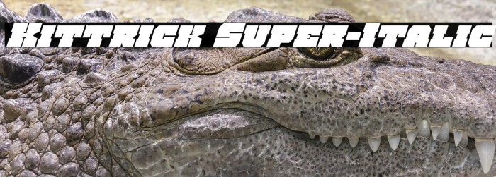 Kittrick Super-Italic Example 3