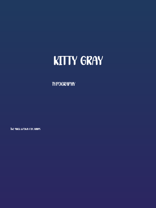 Kitty Gray Poster