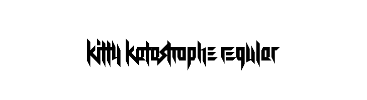 Kitty Katastrophe Regular  Free Fonts Download