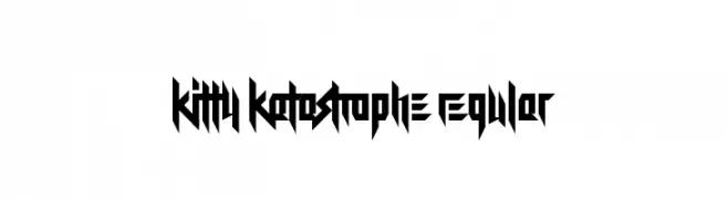 Kitty Katastrophe Regular  les polices de caractères gratuit tlcharger