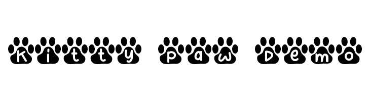 Kitty Paw Demo  font caratteri gratis