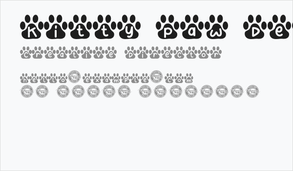 Kitty Paw Demo Business Card