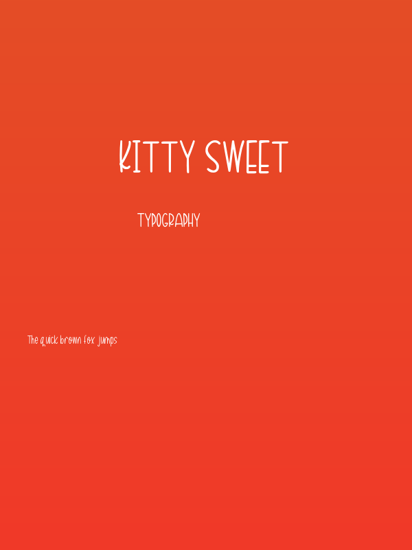 Kitty Sweet Poster