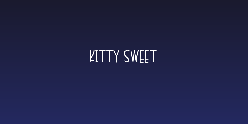 Kitty Sweet Social Header