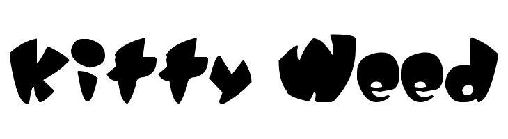 Kitty Weed Font