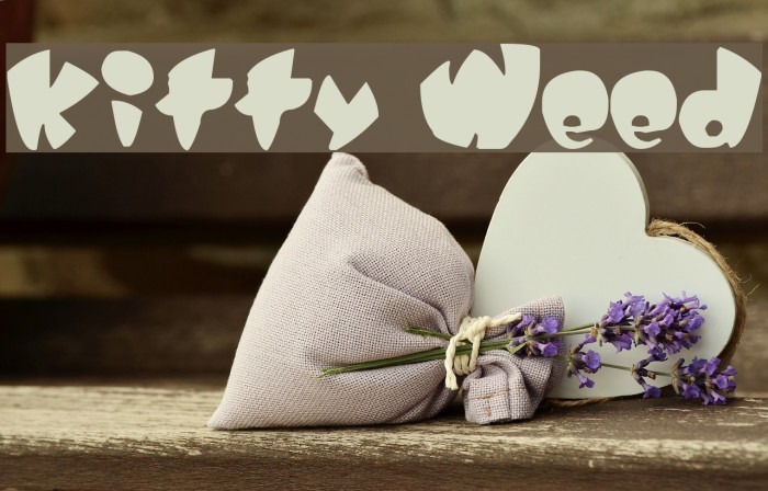 Kitty Weed Font examples