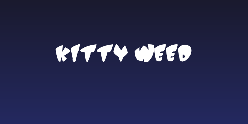 Kitty Weed Social Header