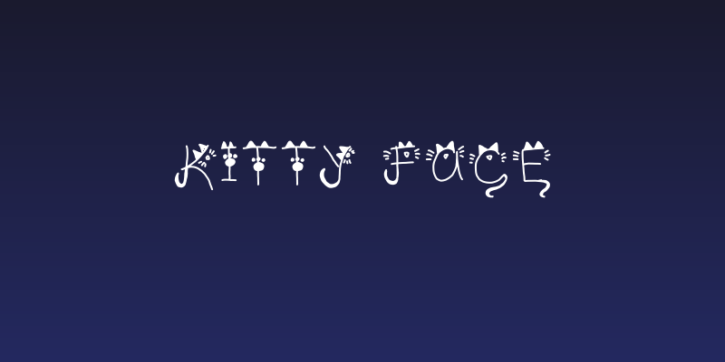 Kitty face Social Header