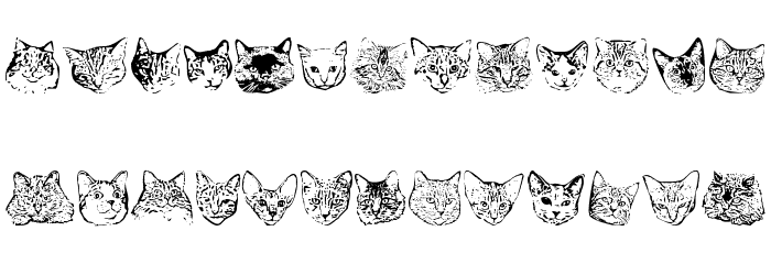 KittyPrint AOE Font LOWERCASE