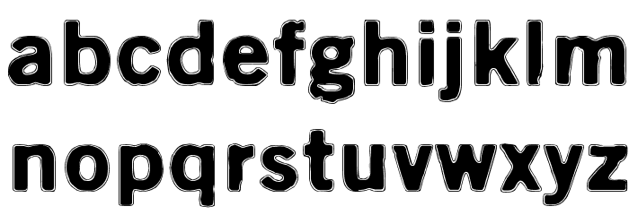 Kivikuoppa Font LOWERCASE