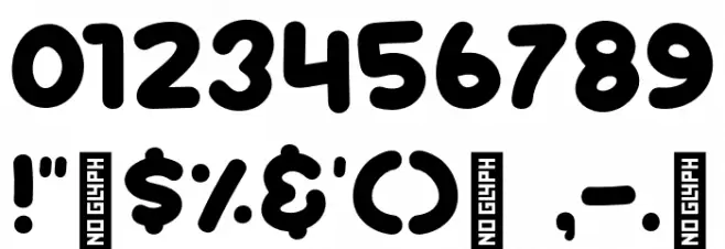 Kiwi Days Font OTHER CHARS