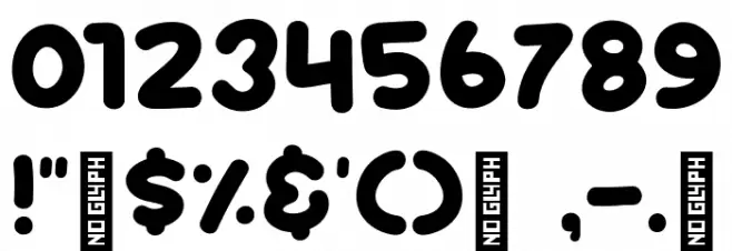 Kiwi Days Font OTHER CHARS