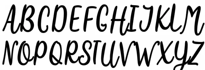 Kiwi Raspberry Schriftart Groß
