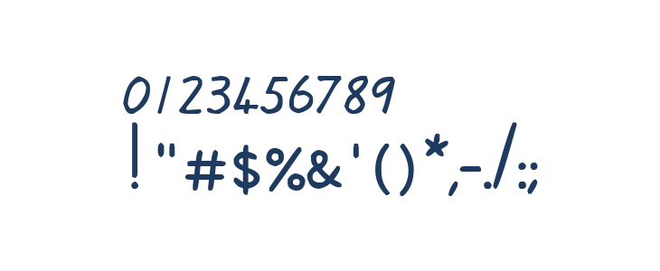 Kiwi School Handwriting Regular Other Characters