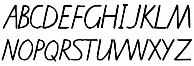 Kiwi School Handwriting Regular Fuentes MAYÚSCULAS