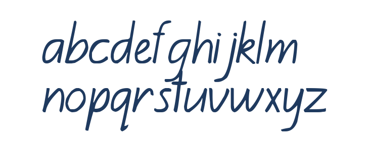 Kiwi School Handwriting Regular Lowercase