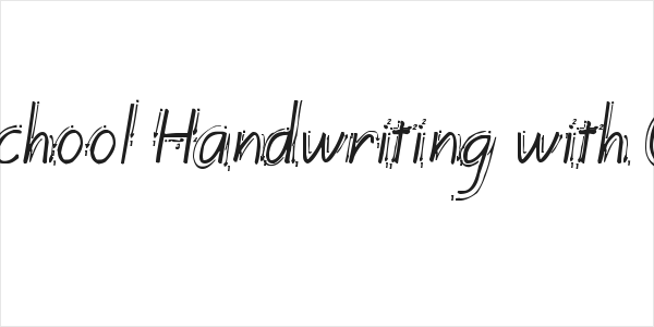 Kiwi School Handwriting with Guides Logo