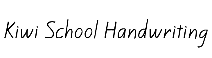 Kiwi School Handwriting Font