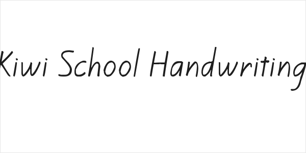Kiwi School Handwriting Logo