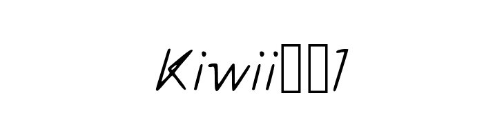 Kiwii__1  baixar fontes gratis
