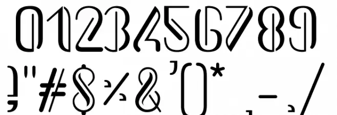 Kiwiline Font OTHER CHARS